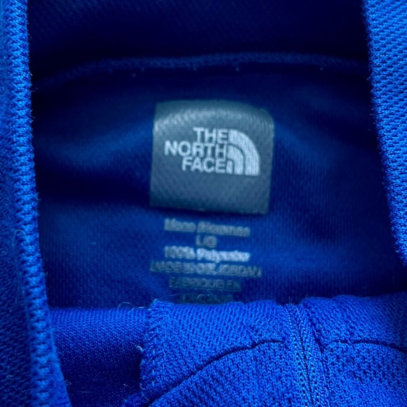 North Face - Men’s Quarter Zip. Large. Bright Blue. Vaporwick - Picture 4 of 10
